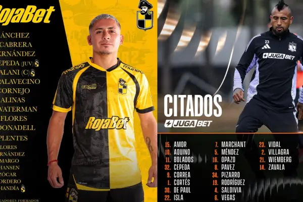 Colo Colo vs Coquimbo Unido ,instagram @colocolooficial y @coquimbounidooficial