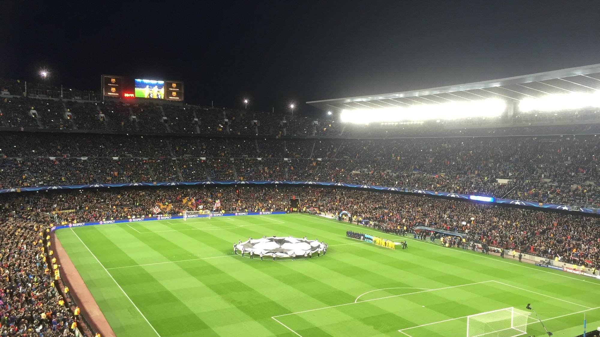 Fc barcelona, Atletico madrid, Champions league image., Pixabay
