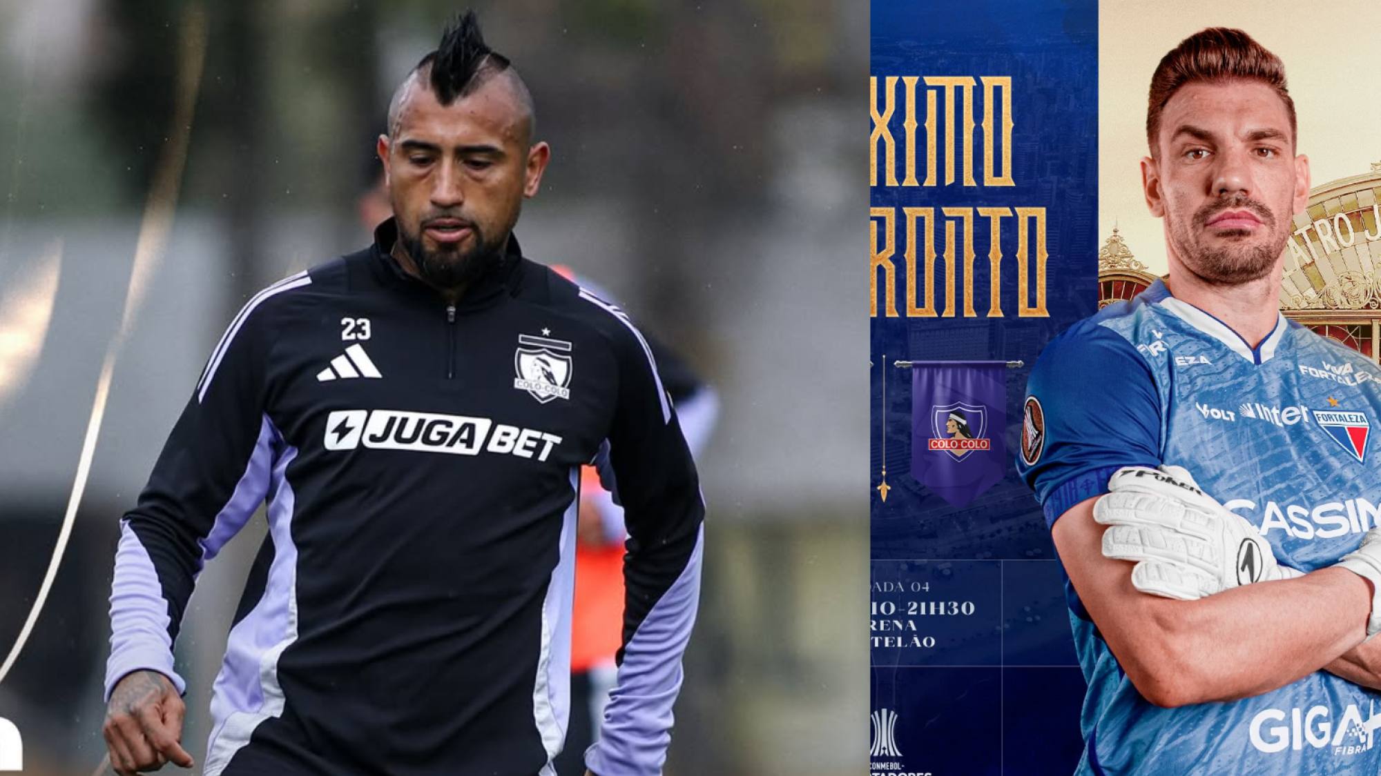 Colo Colo vs Fortaleza, instagram