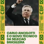Carlo Ancelotti ,instagram @cbf_futebol