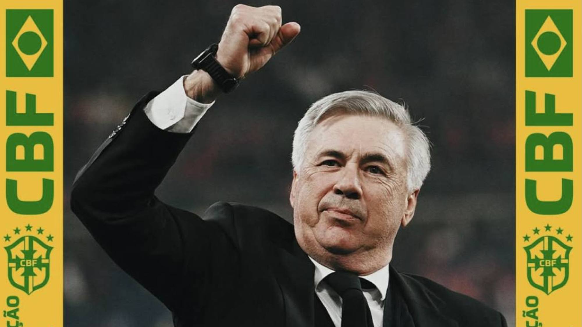 Carlo Ancelotti, instagram @cbf_futebol