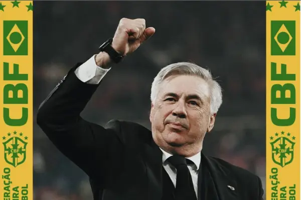 Carlo Ancelotti ,instagram @cbf_futebol