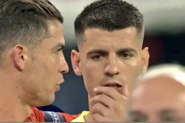 Ronaldo y Morata ,x @InvictosSomos