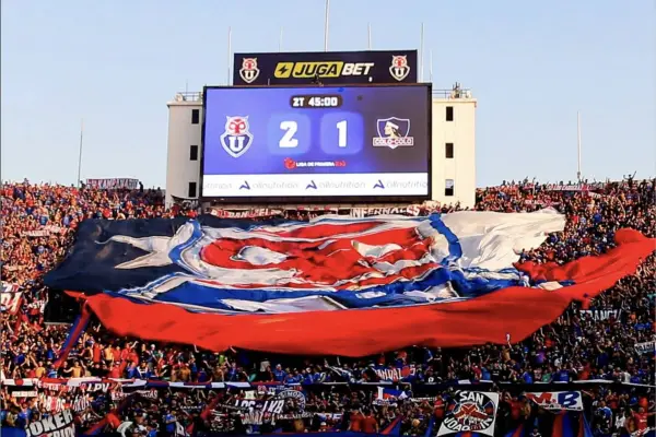 Marcador Superclásico ,instagram @udechileoficial