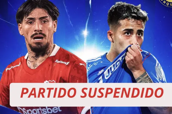 Partido suspendido ,instagram @sudamericana