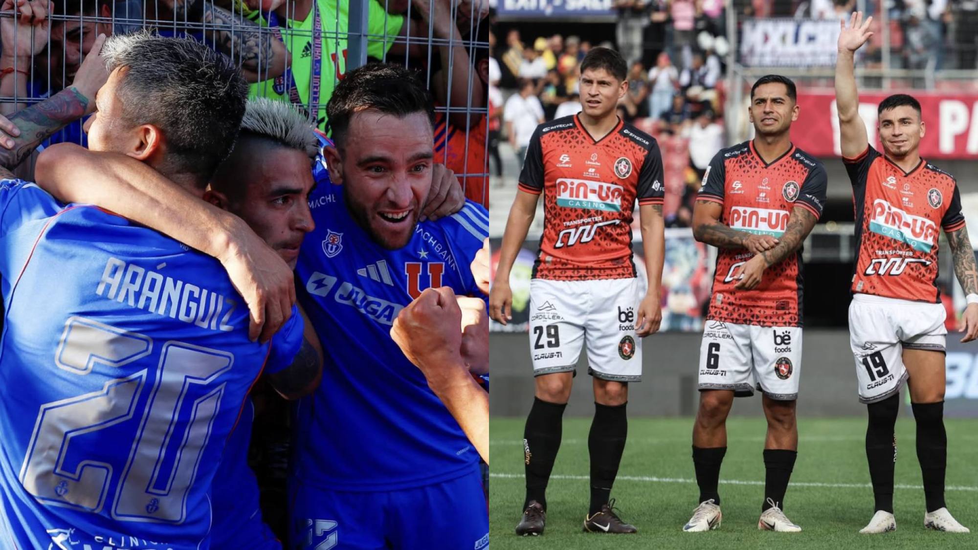 U. de Chile vs Deportes Limache, instagram @udechileoficial y @cdlimache