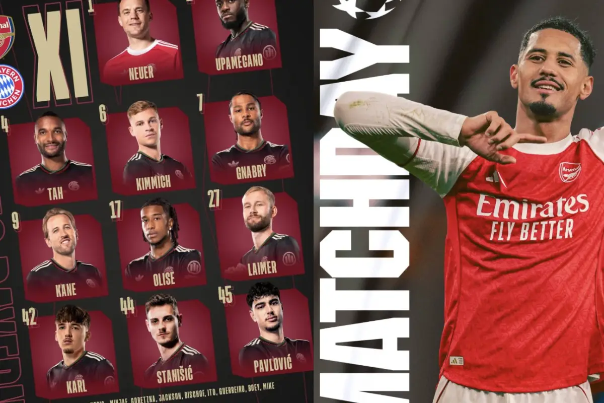 Bayern Múnich vs Arsenal ,instagram 