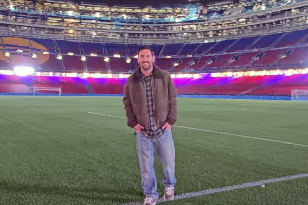 Leo Messi visita al Spotify Camp Nou ,instagram @leomessi