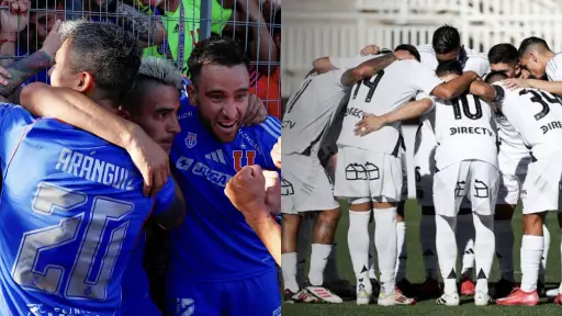 U. de chile vs Colo Colo ,Redes