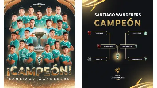 Santiago Wanderers Campeón ,instagram @libertadoresu20