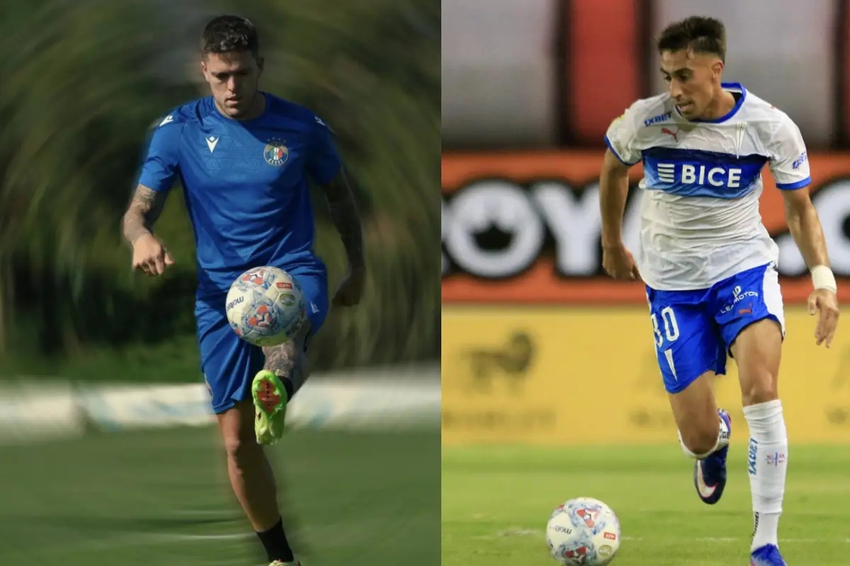 Audax vs UC ,instagram @cruzados_oficial y @audaxoficial