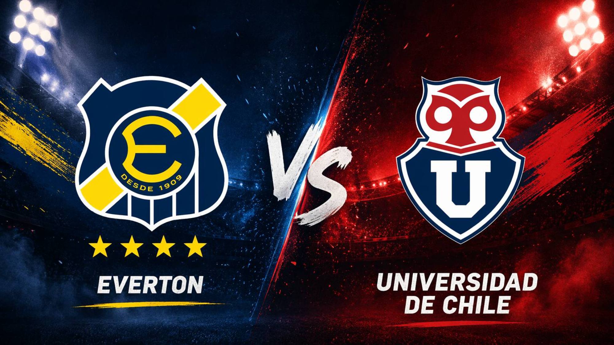 Everton vs U de Chile , IA