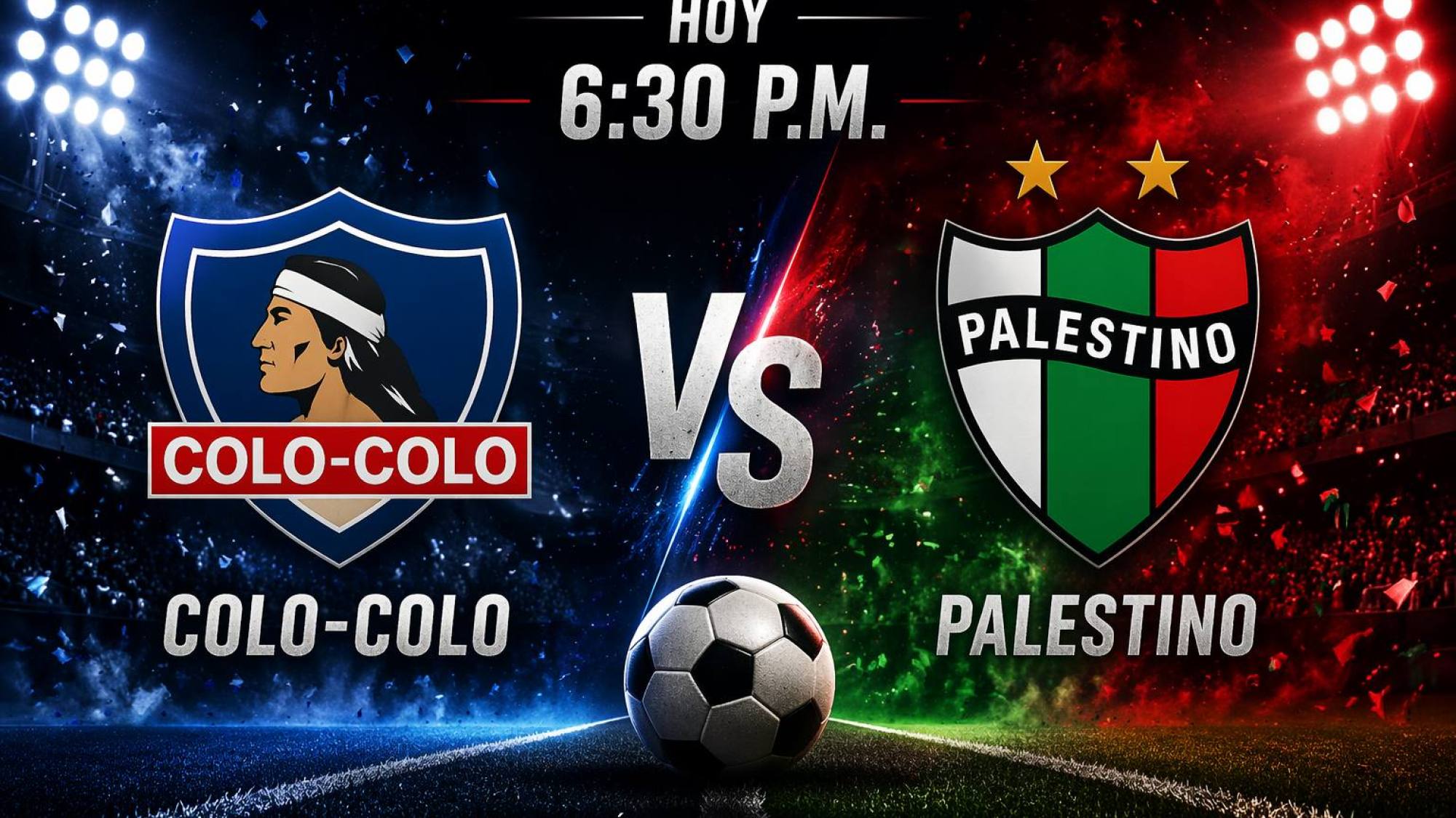 Colo Colo vs Palestino, IA