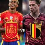 Espana vs Belgica ,Internet